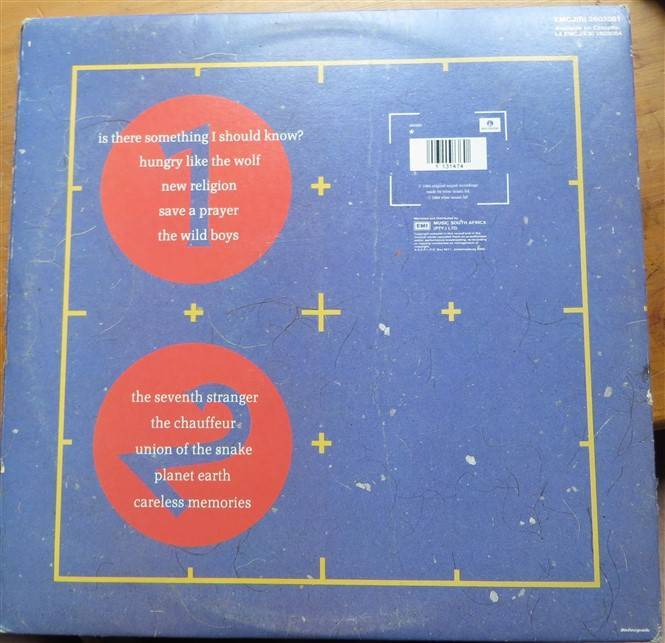 Duran Duran - Arena - LP Vintage Vinyl - VG