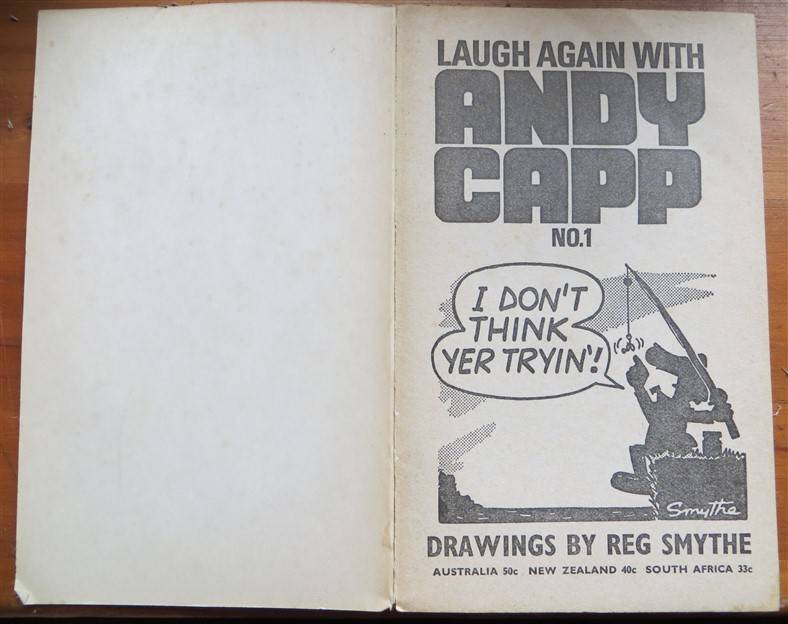 Laugh again with Andy Capp No.1 Comic Book