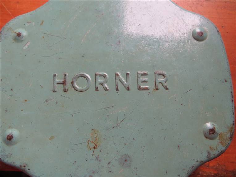Antique Glass & Metal Syringe in Horner Tin
