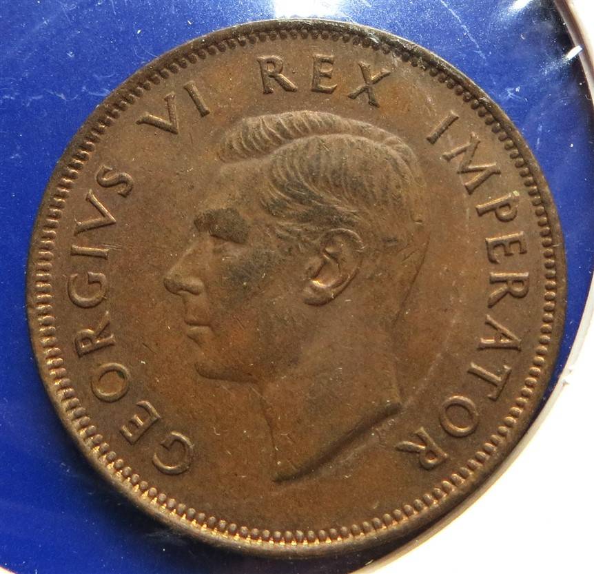 1942 Union Half Penny 1/2d