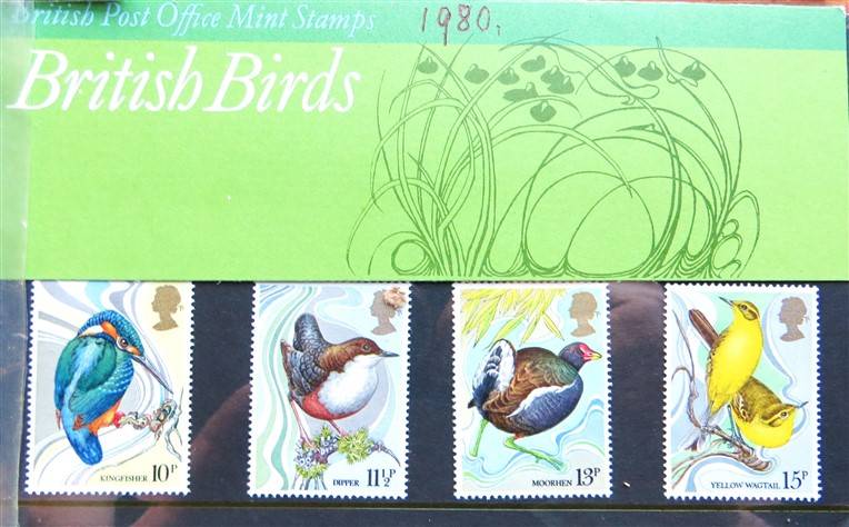 4 x GB Mint Stamp Set Packs - 1 Bid for All