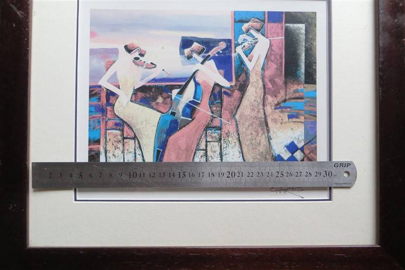 Artist signed Print - Framed with Glass