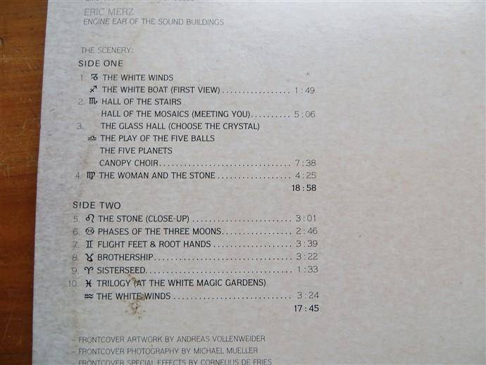Vintage LP - Andreas Vollenweider - White Winds