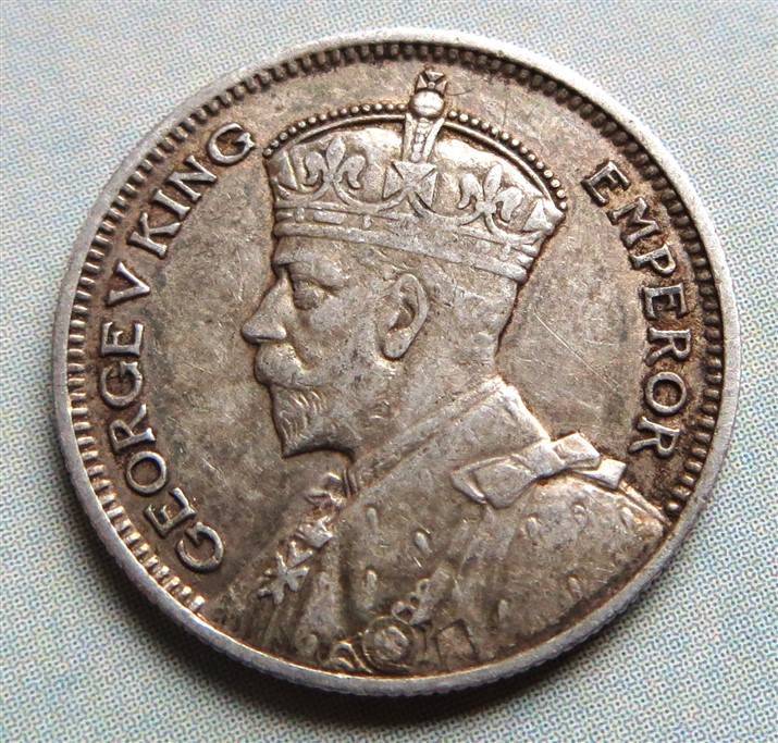 1934 Southern Rhodesia 6d Sixpence Silver