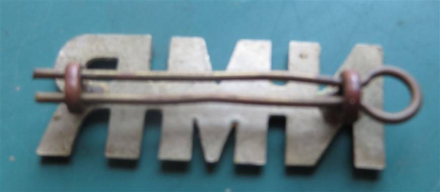 Natal Mounted Rifles NMR Shoulder Title Badge