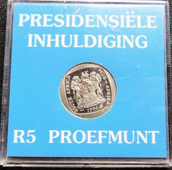 1994 Proof Mandela R5 - Presidential Inauguration
