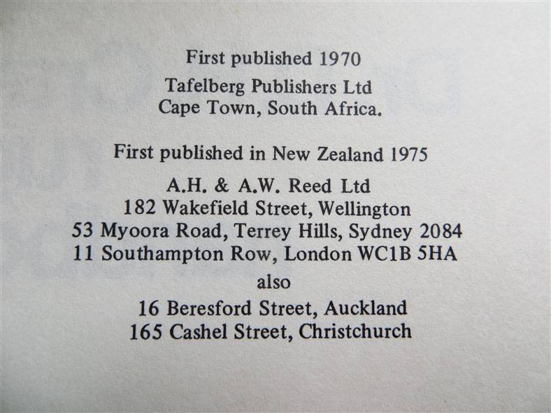 Rugby Handbook - Danie Craven - 1970 Hardcover