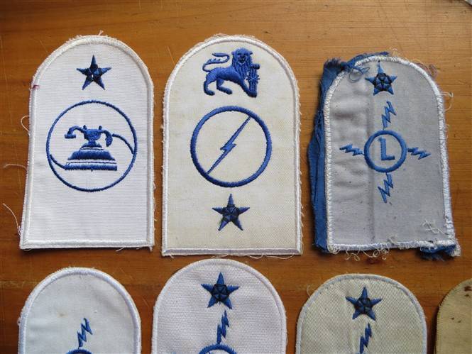 7 x SA Navy Embroidered Badges