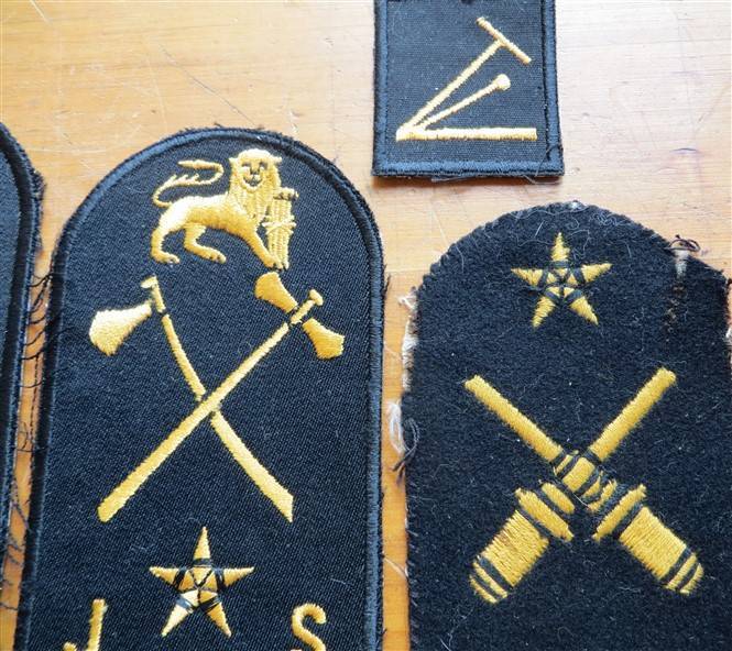 7 x SA Navy Embroidered Badges
