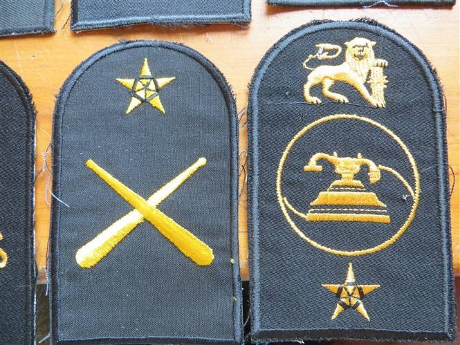 8 x SA Navy Embroidered Badges