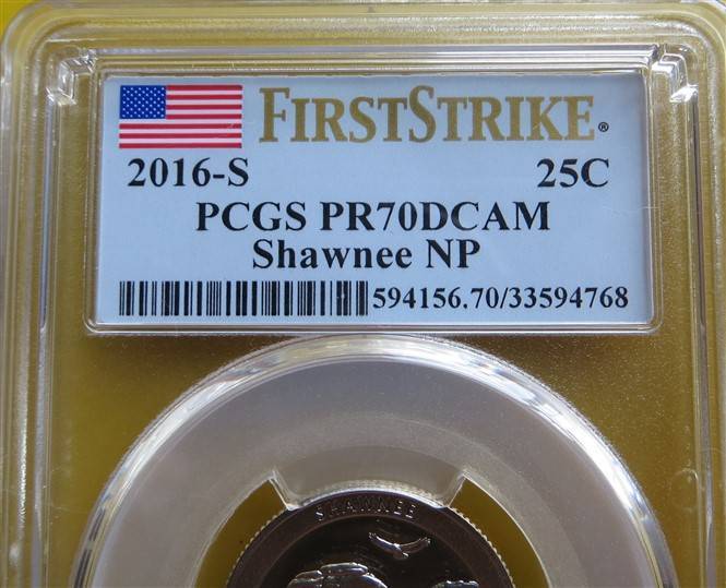 US 2016(S) 25C PCGS First Strike PR70DCAM