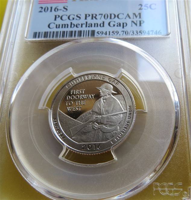 US 2016(S) 25C PCGS First Strike PR70DCAM