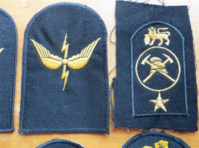 8 x SA Navy Embroidered Badges