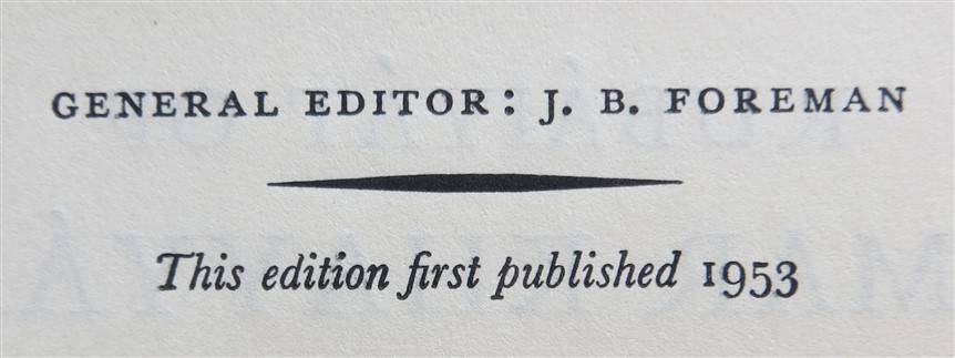 1953 Rubaiyat of Omar Khayyam into English by Edward Fitzgerald