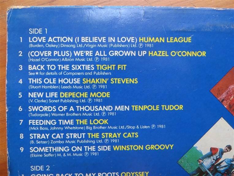 Super Hits #2 Depeche Mode/Human League - Vintage Vinyl LP - VG