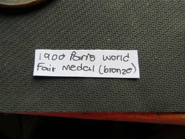 1900 Large Paris World Fair Medallion - Scarce - 1c not included / indicates size