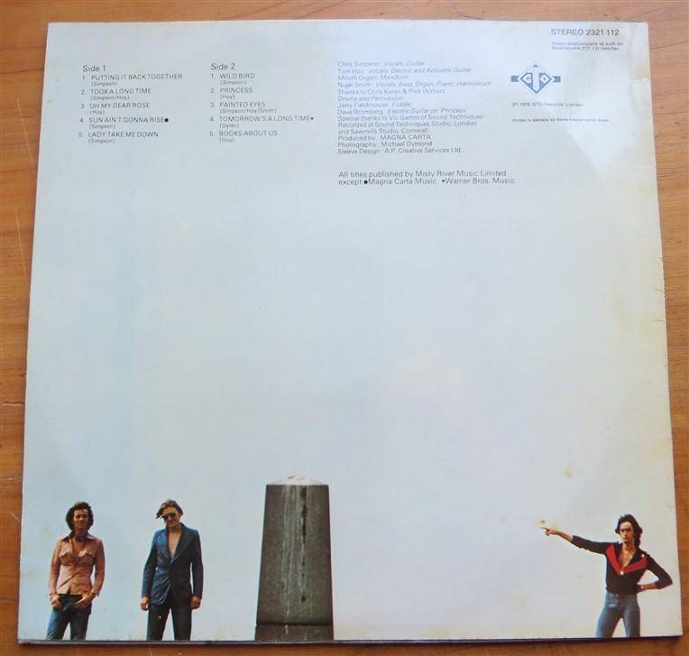 Magna Carta - Putting it Back Together  - Vintage Vinyl LP VG