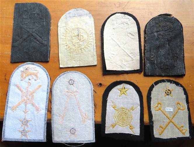 8 x SA Navy Embroidered Badges