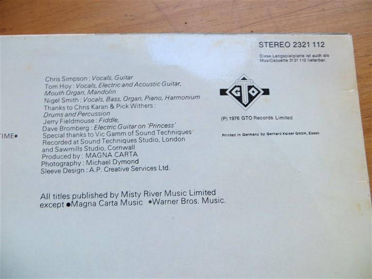 Magna Carta - Putting it Back Together  - Vintage Vinyl LP VG