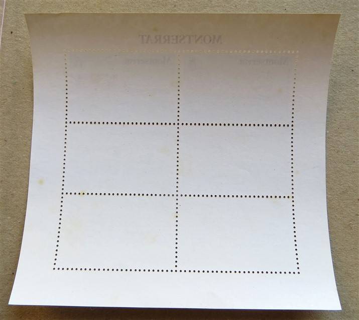 1980 Montserrat Mini Sheet