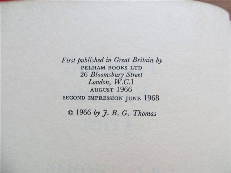 Fifty Two Famous Tries - J.B.G Thomas (1968)