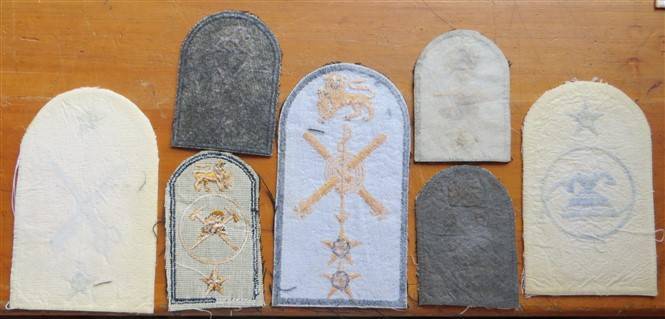 7 x SA Navy Embroidered Badges