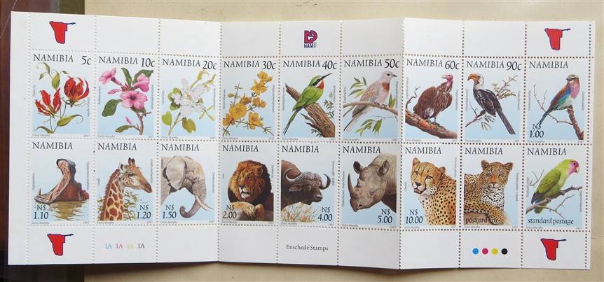 Namibia 18 Stamp Booklet