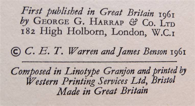 Will Not We Fear - Story of HMS Submarine "Seal" - C.E.T Warren & J.Benson (1961)