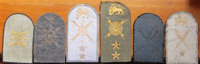 6 x SA Navy Embroidered Badges
