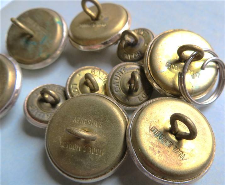 10 x BSAP Rhodesia Buttons - Tool & Mould Salisbury