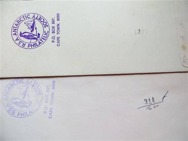 2 x 1984 Ship R.S Agulhas Gough Island Weather Bouys Cover