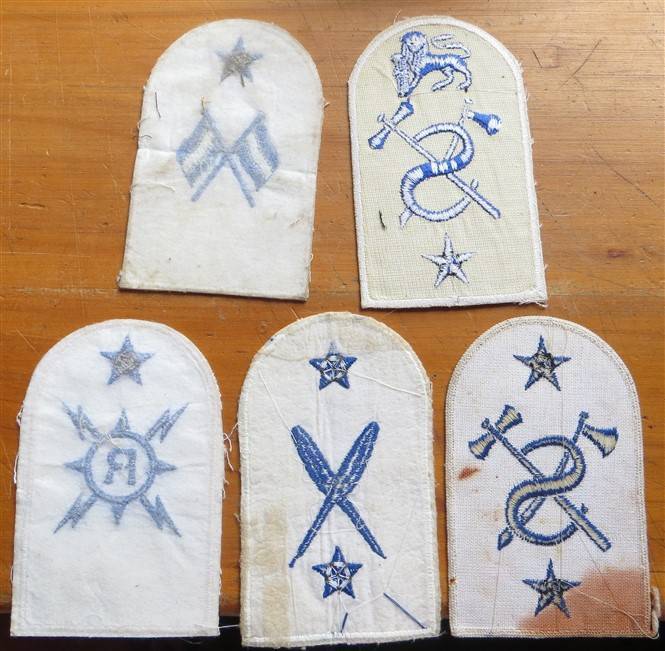 5 x SA Navy Embroidered Badges