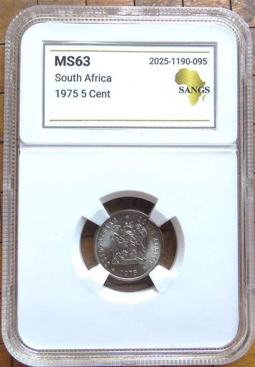 RSA 1975 5c SANGS MS63
