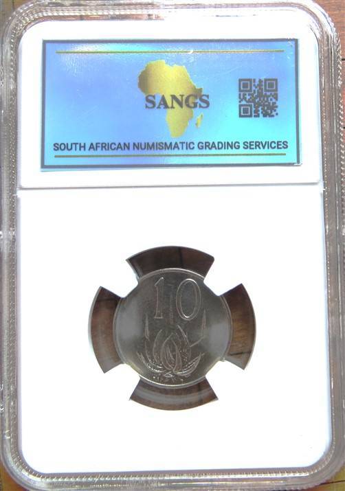 1975 RSA 10c SANGS MS63