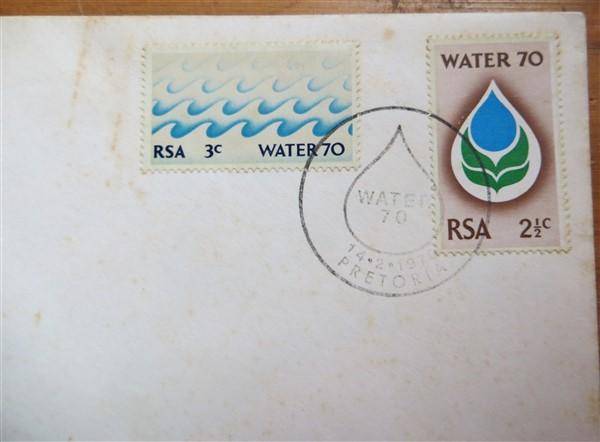 2 x 1970 RSA Covers Water FDC  - 1 Bid for both