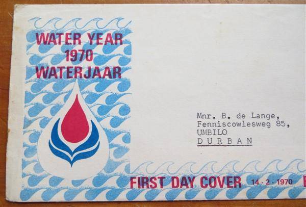 2 x 1970 RSA Covers Water FDC  - 1 Bid for both