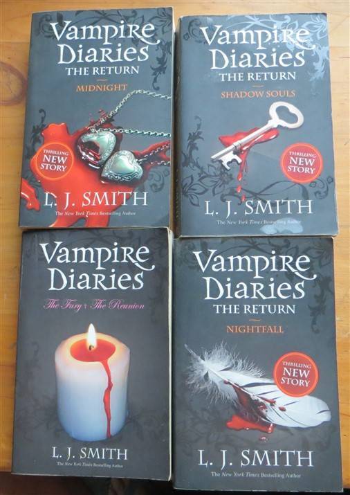 Vampire Diaries - 1 to 7 in 5 x Book Collection - L.J Smith