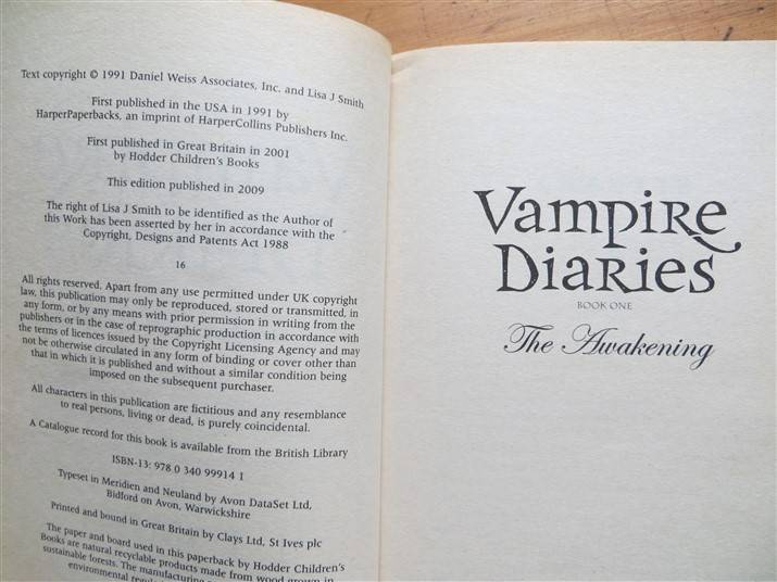 Vampire Diaries - 1 to 7 in 5 x Book Collection - L.J Smith
