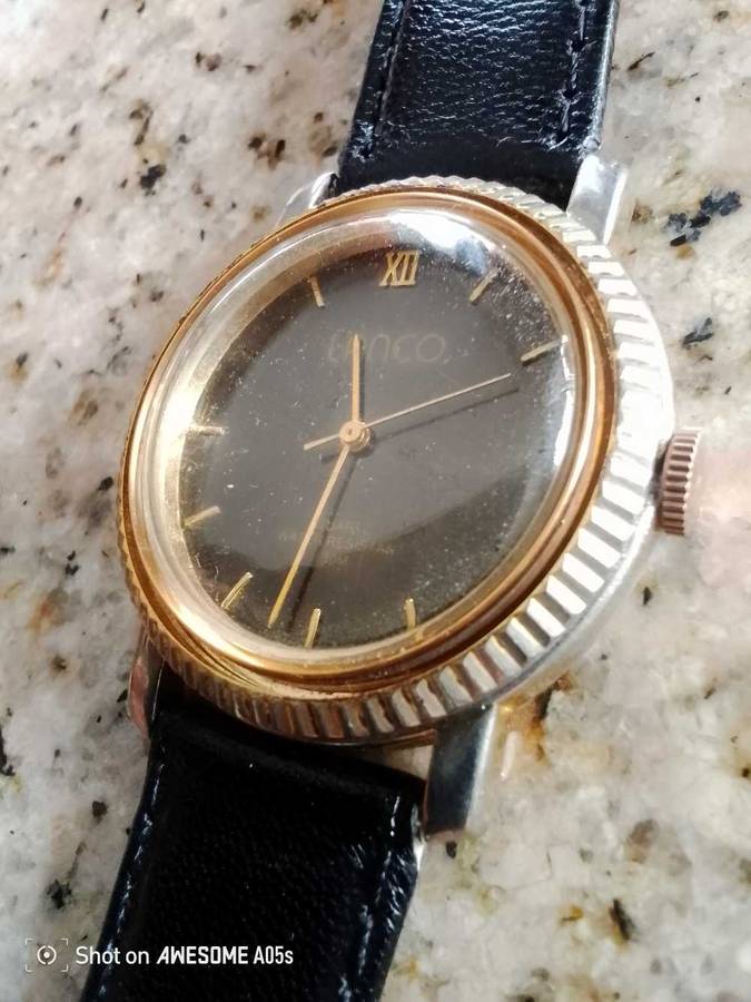 Lanco 36mm quartz, black dial