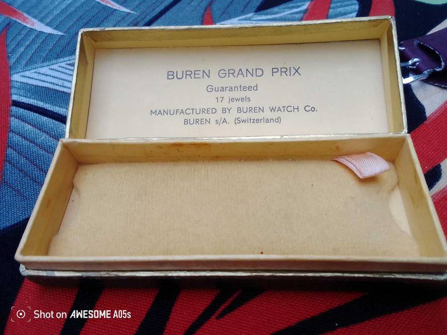 Buren with subseconds and original box