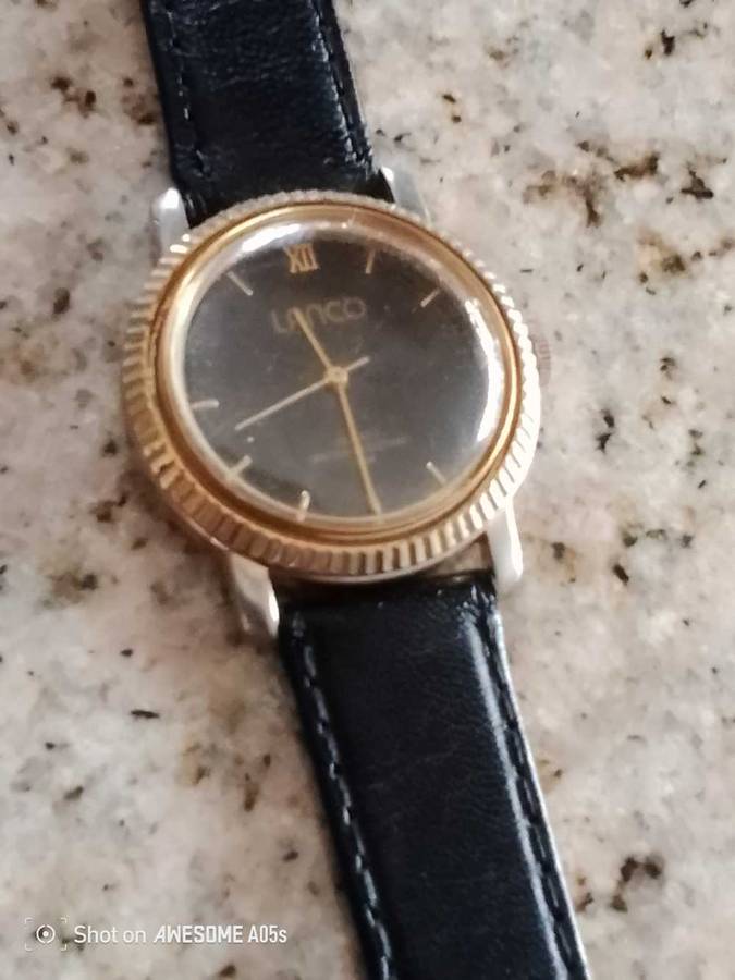 Lanco 36mm quartz, black dial