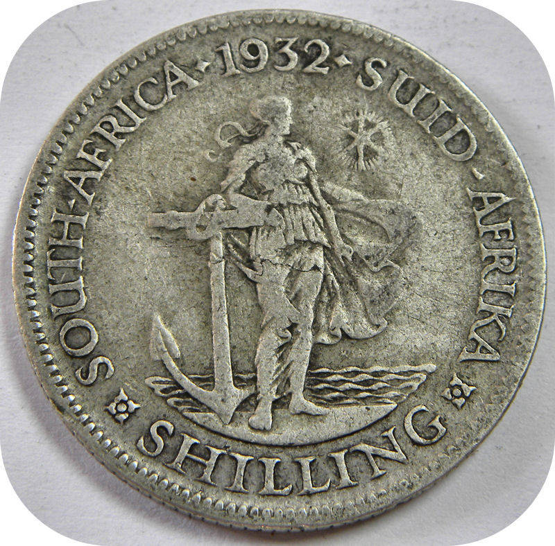 1932 Shilling 1/- onder R50