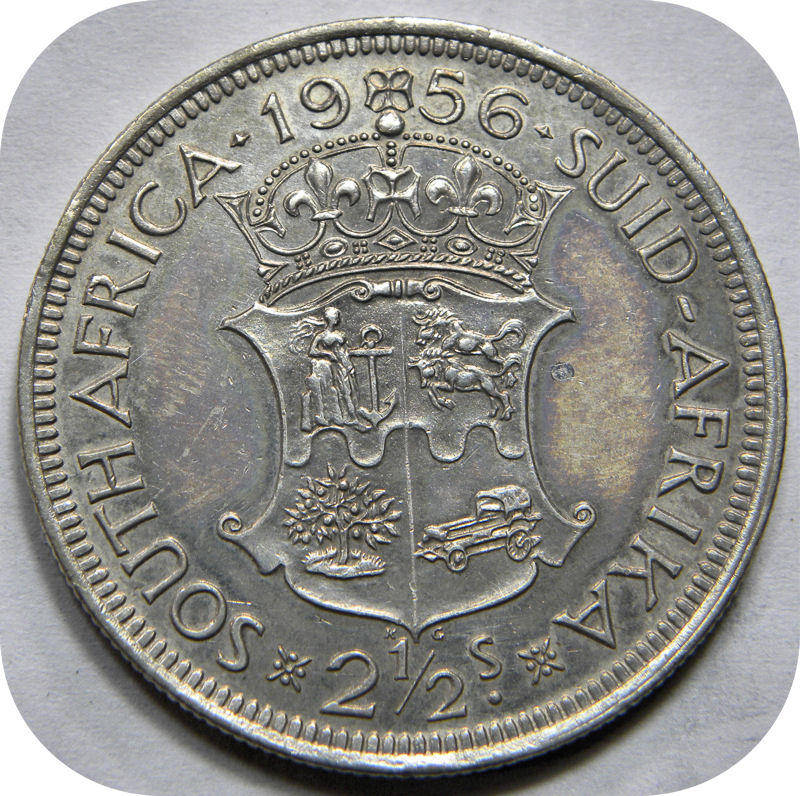 1956 Half kroon 2/6 onder R200!!!