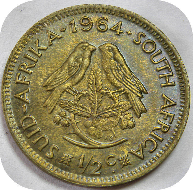 1964 ½ cent below R10!