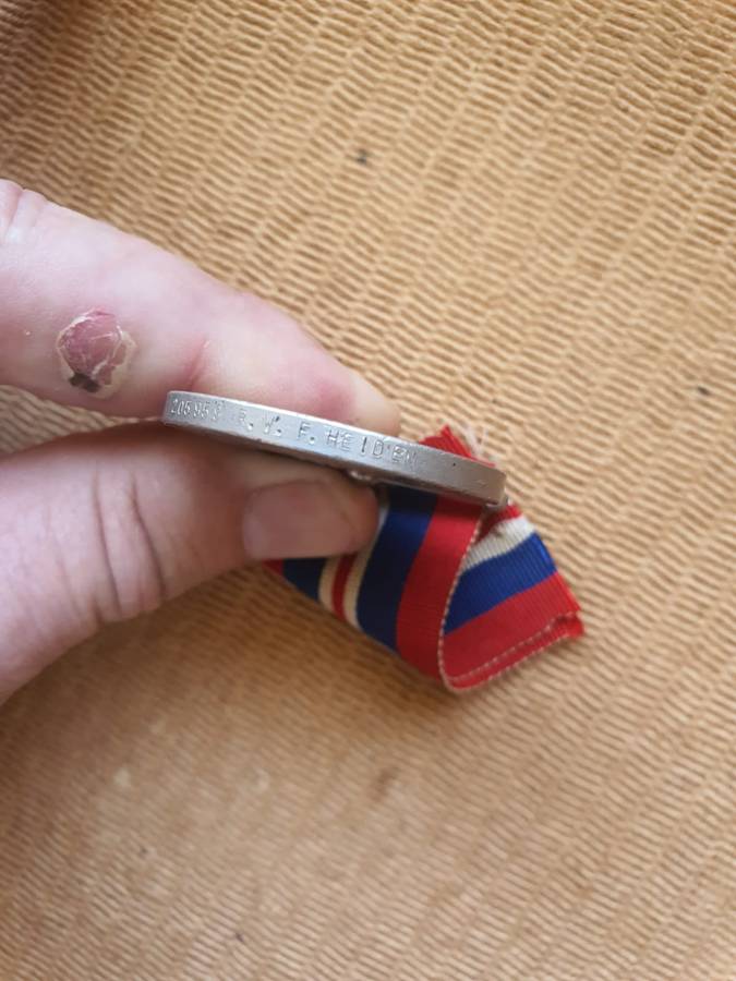 One WW2  1939 to 1945 Medal to CA Webster. Very Low number 4308