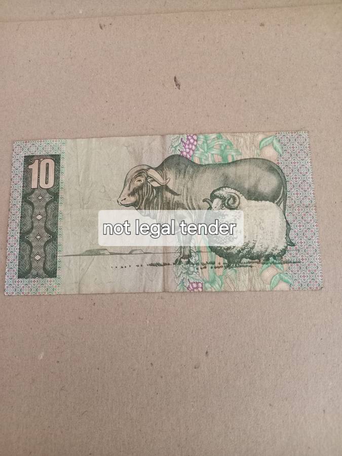 C Stals 1st Issue Ten Rand Banknotes (BD)