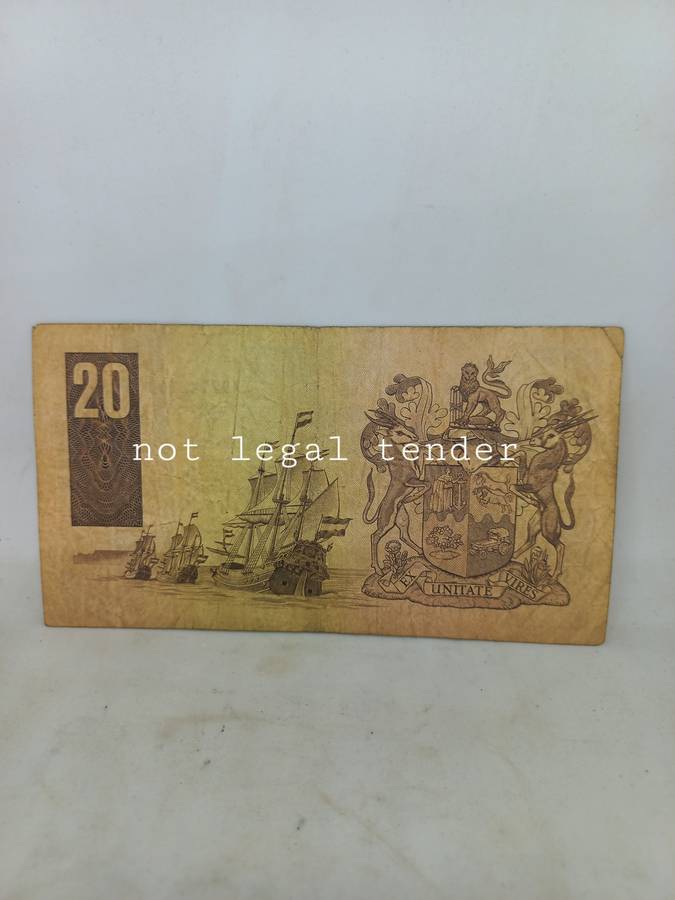 Replacement 1990 C Stals 1st Issue Eng/Afr Twenty Rand Banknote. (XX)