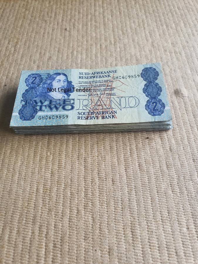 33 GPC de Kock 3rd Issue Afr/Eng Two Rand Banknotes (GH)