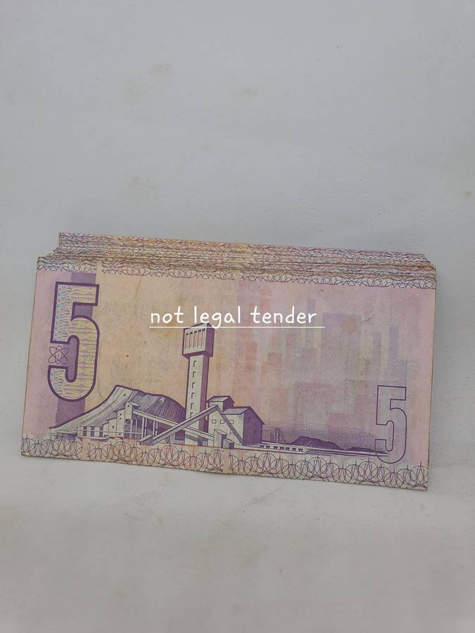 39 C Stals Various Issue Afr/Eng Five Rand Banknote (AM)