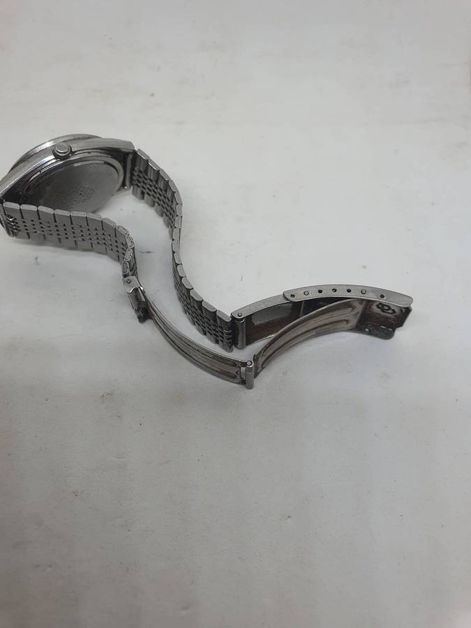 Citizen Day Date Crystron P7100 Men's wrist watch. Spares or Restoration